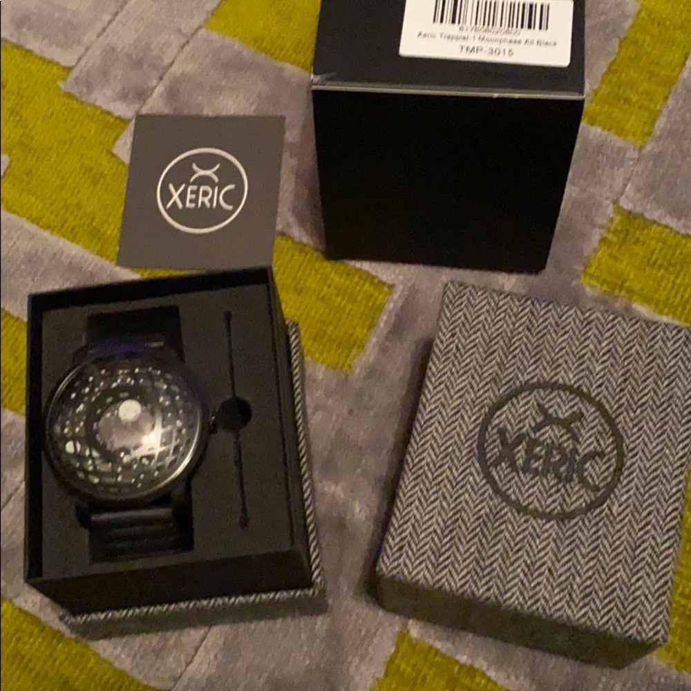 Men’s Xeric Trappist-1 Moonphase Glow Watch NICE